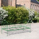 Antique metal bed, vintage