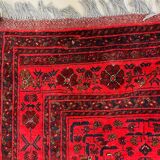 Afghan Khal Mohammadi Rug 300x195 cm, Vintage Turkoman Ersari Rug