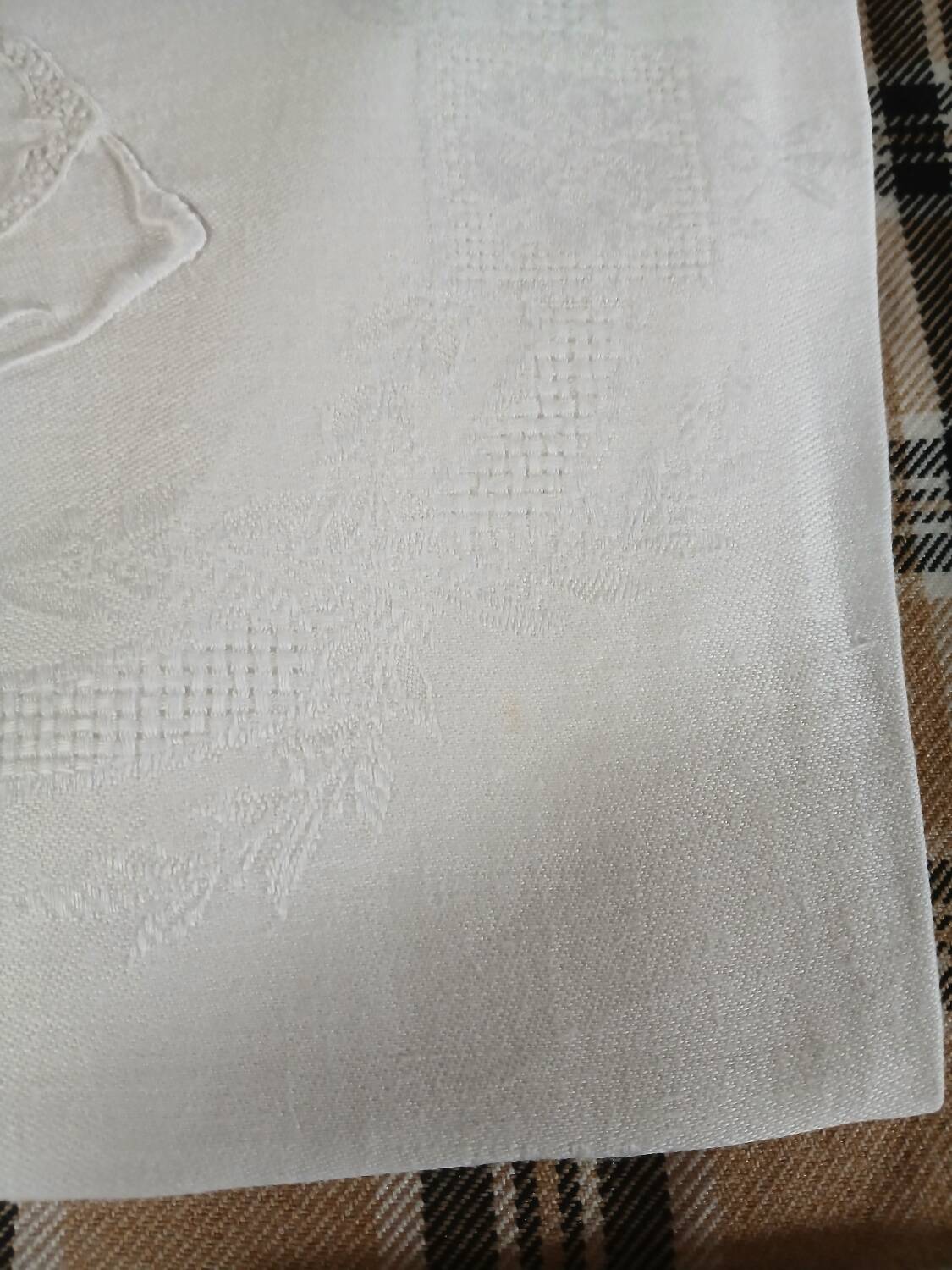 11 antique linen napkins