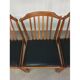 4 Scandinavian teak chairs with bars, 60s