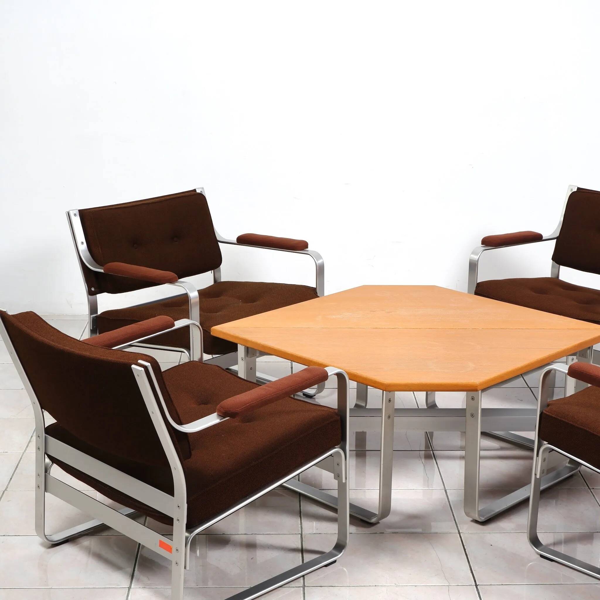 „Mondo“ trapezoidal coffee tables by Karl Erik Ekselius for JO Carlsson, Vetlanda