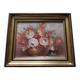 Oil of a bouquet and its lovely frame