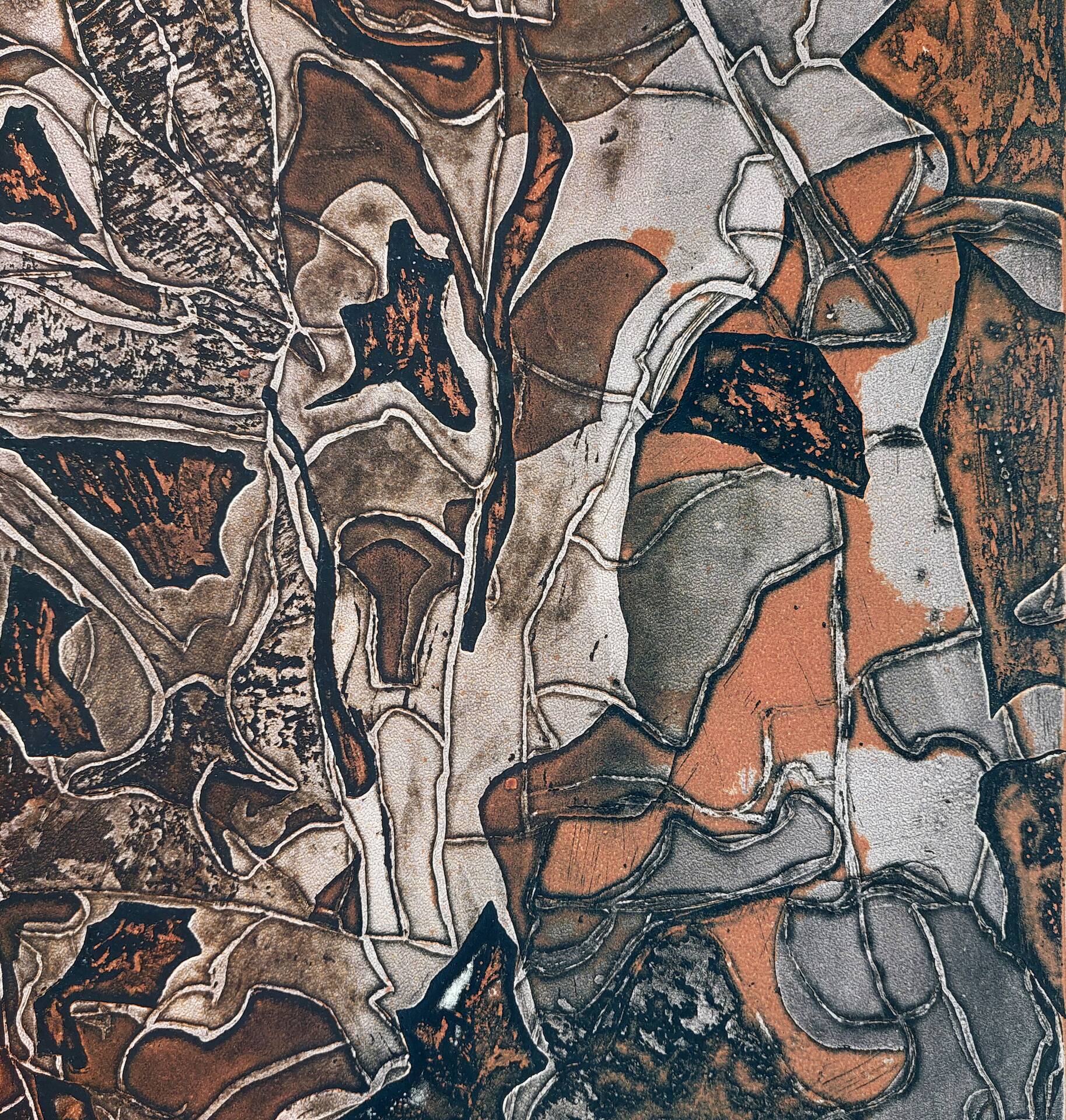 Lithograph of "Israel" by Joelle SERVE, signed