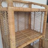 Rattan shelf/cabinet