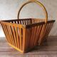 Old wooden basket