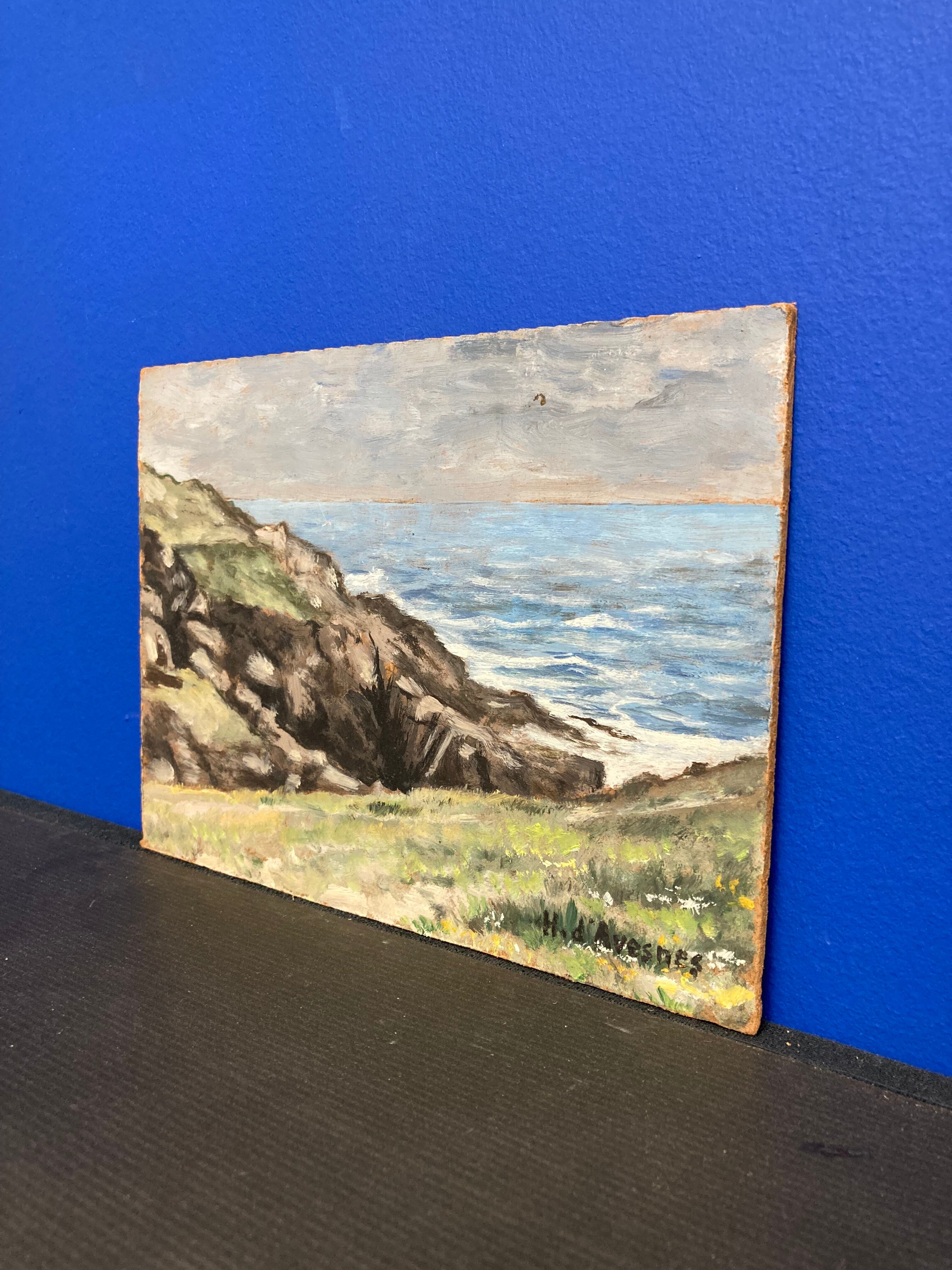 Vintage landscape painting