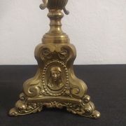 Paire de lampes en laiton fin XIXème
