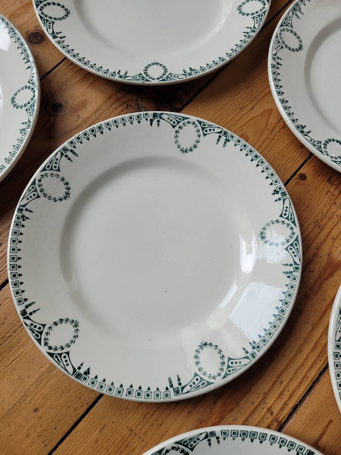 Set of 7 dessert plates n°418 Ceranord