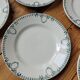 Set of 7 dessert plates n°418 Ceranord