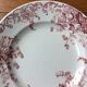 Series of 6 old flat plates Iron Land