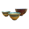 Set of 3 corsican ceramic