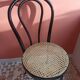 Chaise vintage bois et cannage