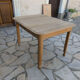 Antique extendable table