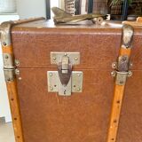 Old  vintage travel trunk