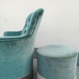 Toad chair and foot rest