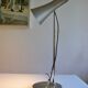 Brushed aluminium and chrome metal desk lamp 70's 1970