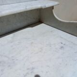 Toilet table, marble top