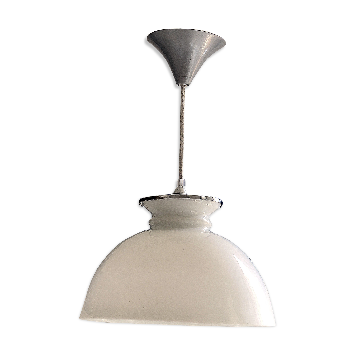 Hanging lamp opaline white 30