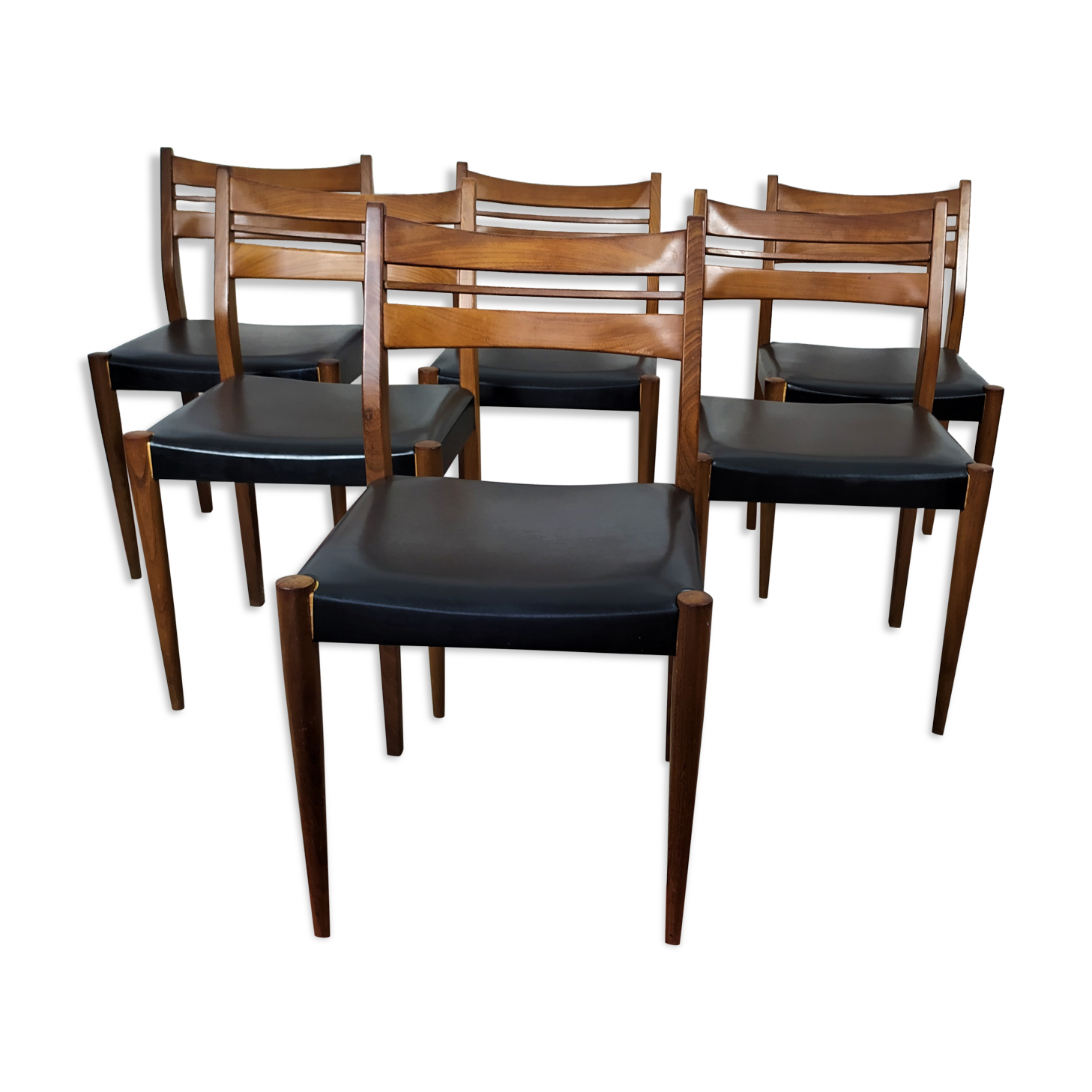 6 scandinavian style chairs