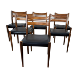 6 scandinavian style chairs