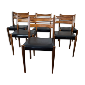 6 scandinavian style chairs