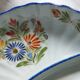 Porcelain molds & fries plate Croquet Quimper