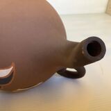 Signed terracotta vase