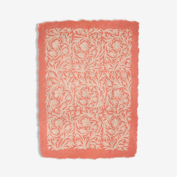 Pink/ecru namda carpet 183 x 121 cm
