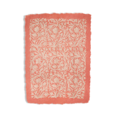 Tapis namda rose/ecru 183 x 121 cm