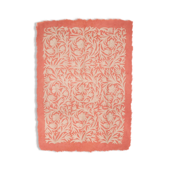 Pink/ecru namda carpet 183 x 121 cm