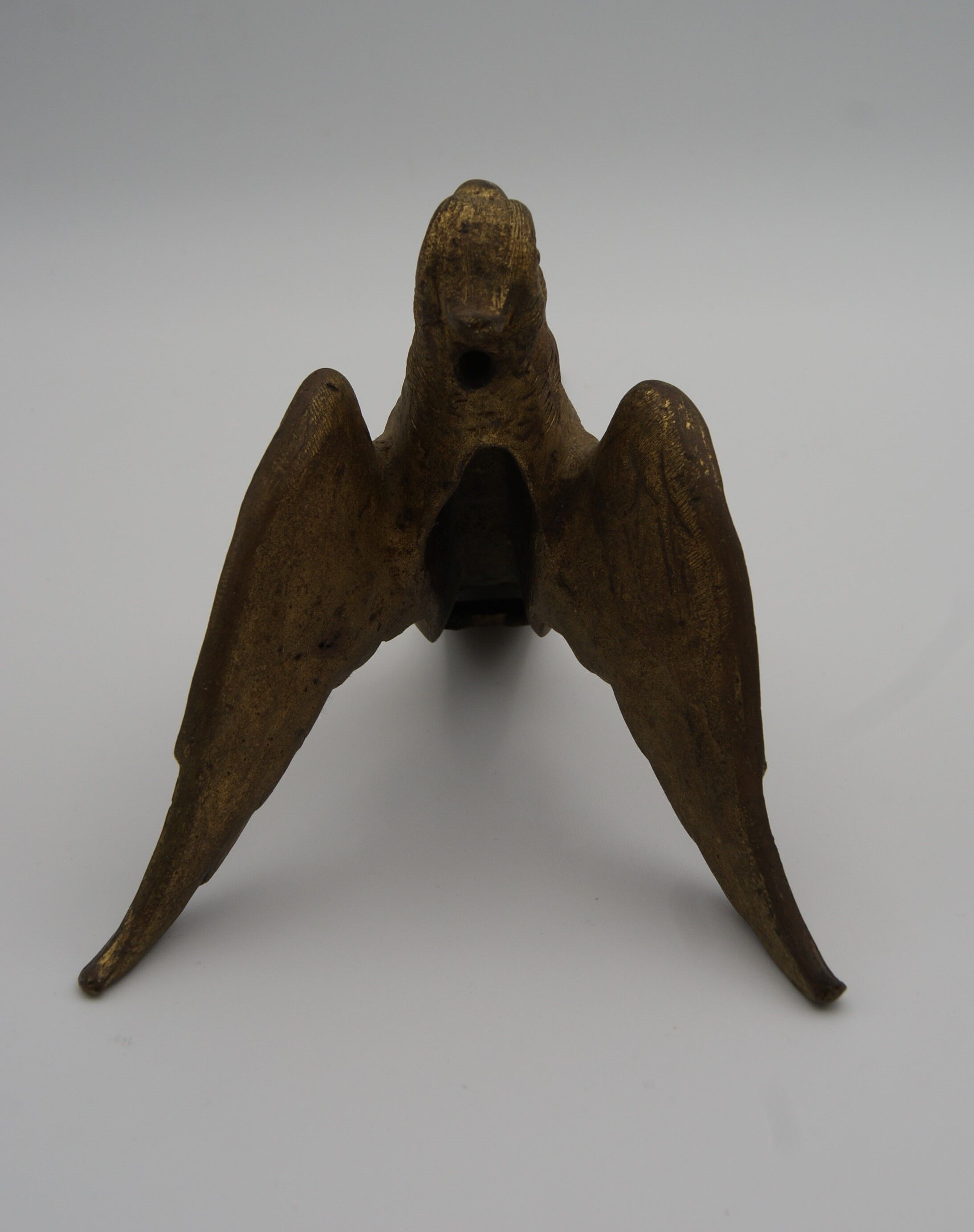 Ornements frontons bronze oiseaux ancien