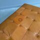 Cognac leather daybed / sofa, 1960s