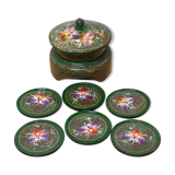 Lasy wooden glass underside