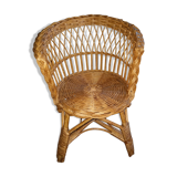 Wicker child chair