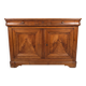 Very old in solid walnut.
