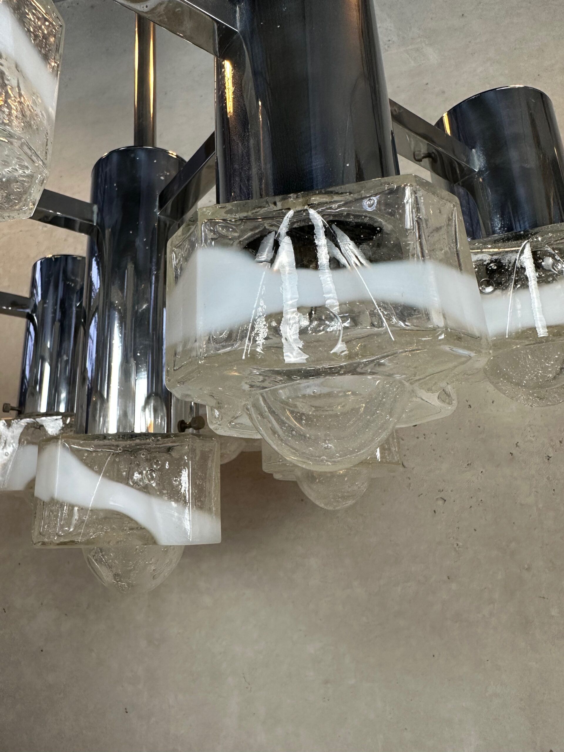 Chandelier vintage de design italien