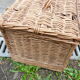 Vintage wicker basket for poultry rabbit