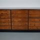 Vintage German pine & oak apothecary cabinet, 1950s