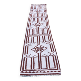 Vintage Turkish hallway rug 78x314 cm