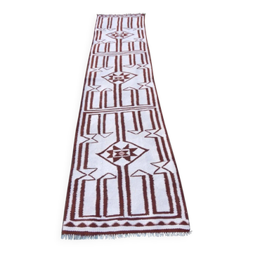Tapis de couloir turc vintage 78x314 cm