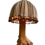 Vintage wooden table lamp/lighting