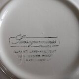 5 deep plates Sarreguemines