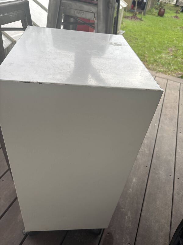 Caisson rangement tolix blanc