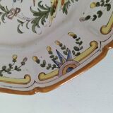 Antique Nevers earthenware plate, late 19th century