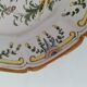 Antique Nevers earthenware plate, late 19th century