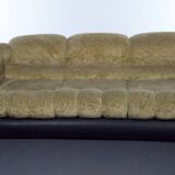 three-seater sofa designed by Adriano Piazzesi, produced in Italy during the 1970s. Upholster