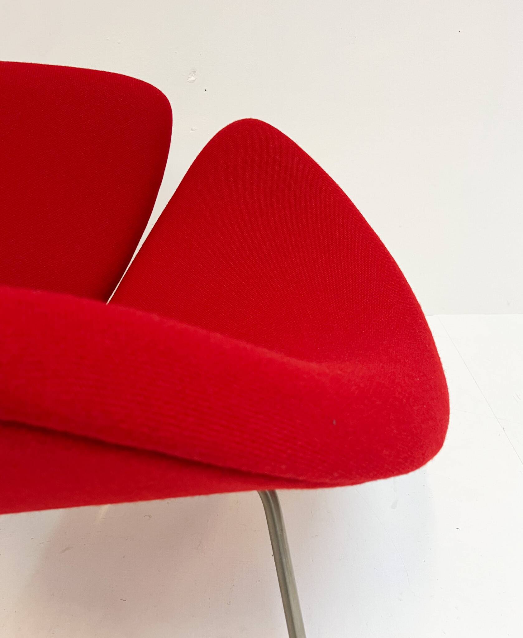 Reupholstered Orange Slice armchair by Pierre Paulin for Artifort, 1960s