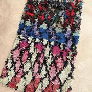 Tapis Berbère Boucherouite coloré - 64 x 196 cm