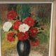 Tableau, painting on canvas, still life, the bouquet of flowers.