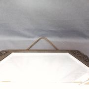 Miroir Art Déco 1930 en fer battu